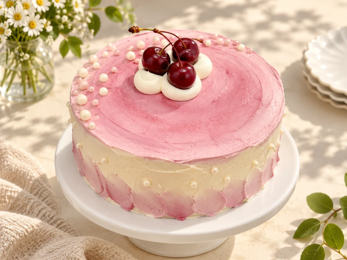 Fruit cream cake · C